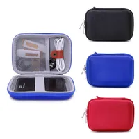 حقيبة إلكترونيات EVA للشاحن, حقيبة إلكترونيات مزودة بكابل USB للمحرك الصلب وشاحن رقمي للهواتف الذكية ، حقيبة حمل ، المورد الصيني