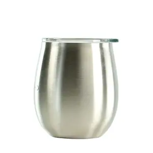 Vaso de té <span class=keywords><strong>Mate</strong></span> de Yerba, vaso de acero inoxidable de doble pared, sin depósito, con tapas, 9oz - Product Image 1