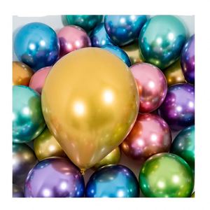 Ballon chromé SHENGCHENG en gros d'usine, 12 pouces, 2,8 g, en latex brillant métallisé, pour fête, cadeau, jouet, décoration festive individuelle - Product Image 4