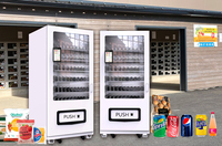 Distributeur automatique de boissons et de collations LE avec refroidissement par compresseur, écran tactile de 21,5 pouces, grande capacité pour chips, bonbons et biscuits