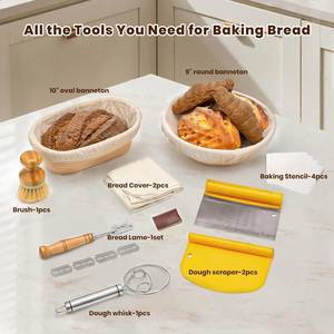 Orange Colors <b>Bread</b> Baking Supplies Wide Mouth Sourdough Starter Jar Kit Sourdough Proofing <b>Basket</b> for Sourdough - Product Image 3