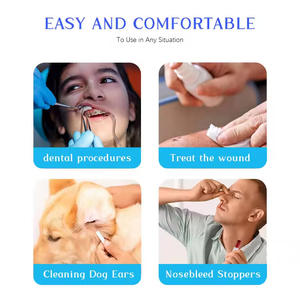 Rouleaux de coton dentaire multifonctionnels, rouleaux de coton médical absorbants jetables pour hôpital, dentaire - Product Image 6