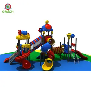 Usine de jeux en Chine JINMIQI COMPANY fournir une nouvelle conception de brevet équipement de terrain de jeu extérieur pour grands enfants ensemble de toboggan en plastique - Product Image 1