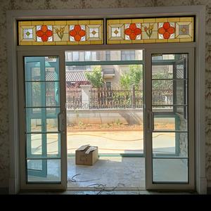 Bloc de vitrail Tiffany personnalisé pour églises et bâtiments |   Inserts de fenêtre de style européen à structure solide - Product Image 1