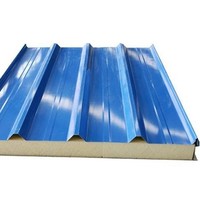 Panneau d'isolation thermique ignifugé mur toit plafond EPS/polystyrène/PU/PIR/PUR/Puf/polyuréthane/laine de roche prix du panneau sandwich