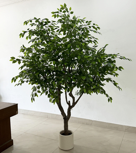 Arbre artificiel de grande taille en PE, Ficus Banyan, Olivier vert, pour décoration intérieure et extérieure, personnalisable en gros - Product Image 1
