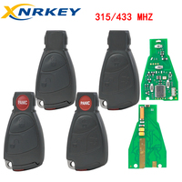 XNRKEY 2/3/4 Tasten 315/433 MHz Fernbedienung Autoschlüssel für Mercedes Benz Klasse CL MB W204 W203 W211 W208 1996-2005 NEC B C E ML S CLK