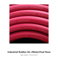 Tuyau d'air en caoutchouc NR SBR tressé en polyester, 20 bars, pour air comprimé et eau