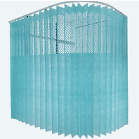 Rideau d'hôpital jetable en maille à œillets, antibactérien, ignifuge, de haute qualité, pour cloisonnement hospitalier