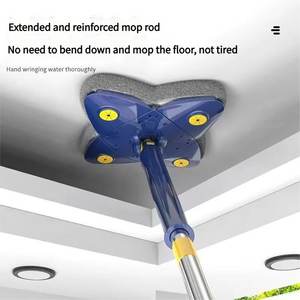 Hete Verkoop Microfiber 360 Graden Roterende Met Water Gewassen Dweil Luie Rechthoekige Huishoudelijke Plafondreiniger Doos Thuis - Product Image 4