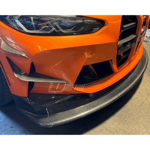 GT4 Style M3 <b>M4</b> Dry Carbon Fiber Front Lip For BMW G80 G81 M3 G82 G83 <b>M4</b> 2020-2024 - Product Image 3