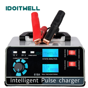 Chargeur de batterie universel intelligent rapide 12V 24V 30A pour batteries lithium-ion et plomb-acide, avec réparation par impulsions pour camions et voitures - Product Image 2