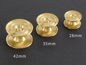 热卖家具橱柜梳妆台壁橱抽屉拉黄铜把手橱柜厨房门把手 - Product Image 5