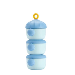 Distributeur de <span class=keywords><strong>lait</strong></span> en poudre pour nourrissons en plastique de qualité alimentaire à 3 couches Boîte de rangement pour collations - Product Image 5