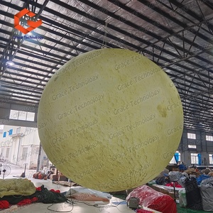 Decorazione pubblicitaria gigante gonfiabile luna <span class=keywords><strong>pianeta</strong></span> appeso gonfiabile giallo luna palloncino far saltare il <span class=keywords><strong>pianeta</strong></span> per la promozione - Product Image 6