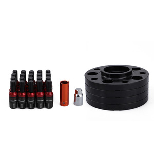 Wheel Adapter <b>Spacer</b> 4x120mm 4*20mm Thickness For BMW E36 E82 E88 M12x1.5 Bolts Aluminum Alloy Black - Product Image 2