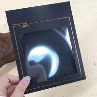 Papel de Embalaje Mate Azul Marino Oscuro Sólido Económico ODM con Impresión de Lámina Personalizada para Empaque de Accesorios Pequeños de Boutique