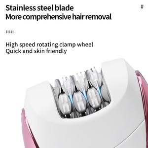 Kemei Km-3010 <span class=keywords><strong>Depiladora</strong></span> Eléctrica para Mujer 6000 RPM, Lima de Pies 3 en 1, Batería 450mAh, Carga USB, Caja de Regalo de Lujo, Venta al por Mayor - Product Image 3