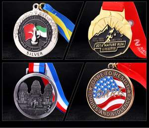 Producción Profesional de Medallas Metálicas Personalizadas para Áreas Exclusivas, Fundición a Presión, Medalla de Esmalte Suave, Cinta Personalizada - Product Image 5