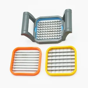 3 in 1 tritatutto per verdure Gadget da cucina Crinkle French Fry Cutter cipolle Dicer Potato