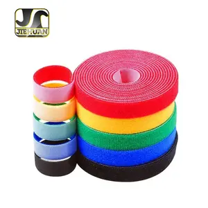 Prime Production Eco-Friendly Nylon Cable Ties 20cm Back-to-Back Hook and Loop Tape Shape