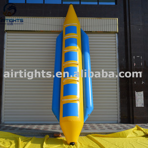 Tùy chỉnh PVC trò chơi dưới nước towable nước <span class=keywords><strong>Inflatable</strong></span> thuyền chuối - Product Image 5