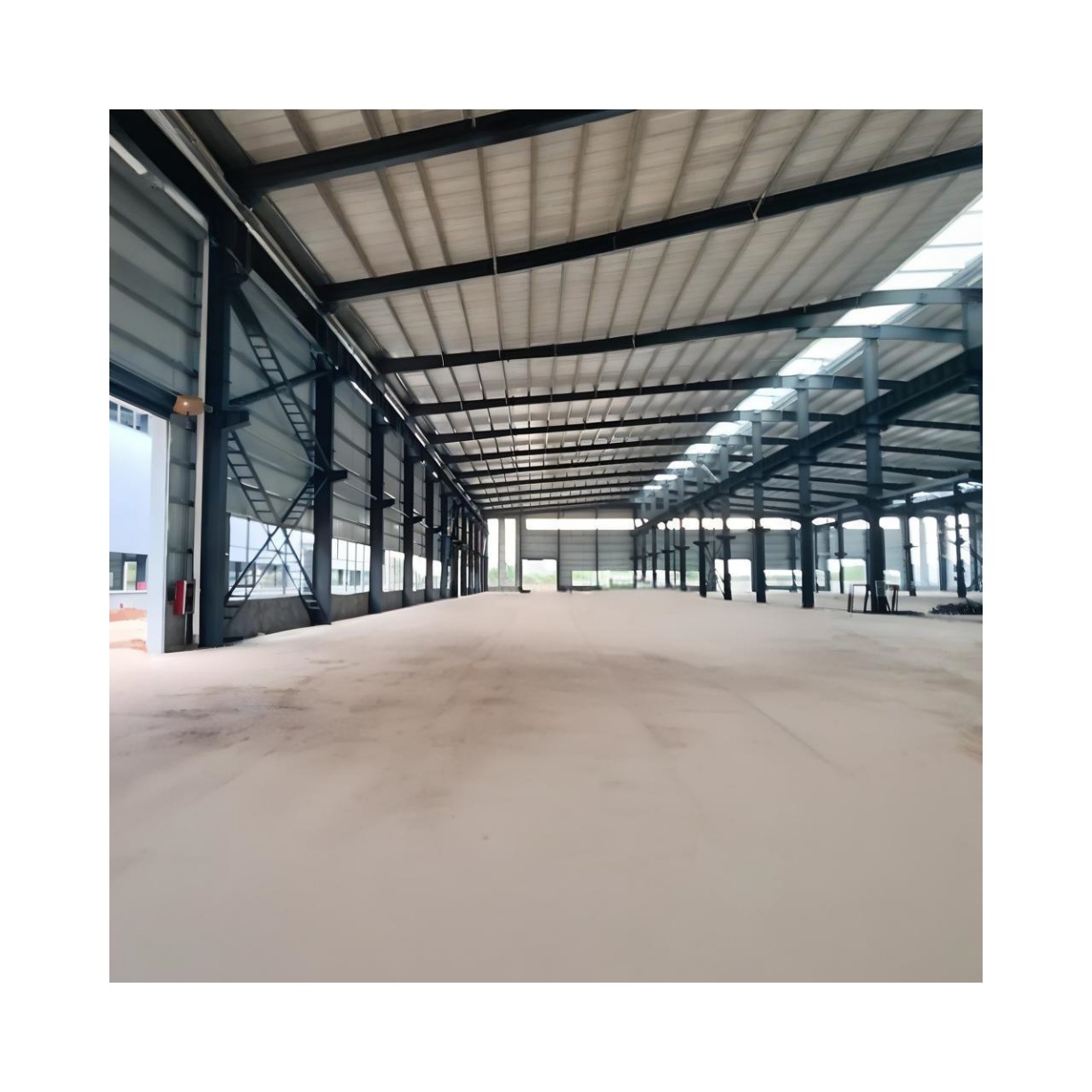 Customized Multi-Storey Steel Frame Structure with Fire-Resistant Coating for Hotel and School Projects