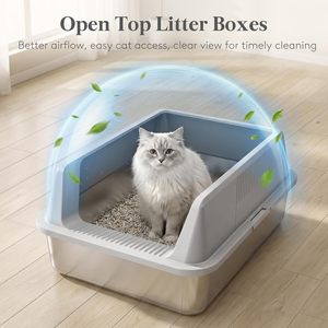 New Trend Stainless Steel <b>Cat</b> <b>Litter</b> Box Extra Large <b>Litter</b> Box <b>Cat</b> Tail Design Stainless Steel <b>Cat</b> <b>Litter</b> Box With High Sided - Product Image 2