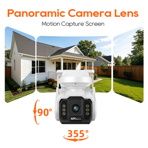 Caméra de sécurité extérieure <span class=keywords><strong>WiFi</strong></span> OEM 1080P/3MP avec audio bidirectionnel, vision nocturne, détection de mouvement humain, étanche IP65 - Product Image 2
