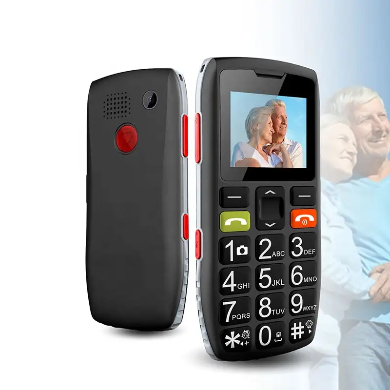 C1 MTK 2G Senior Telefon für ältere Menschen Mit SOS-Schlüssel Dual-SIM-Karte Feature pone Big Font Big Speaker Long Standby