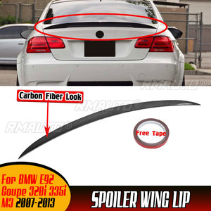 สปอยเลอร์หลังคาร์บอนไฟเบอร์ลาย ABS สำหรับรถยนต์ BMW E92 Coupe 328i 335i M3 ปี 2007-2013 - Product Image 2