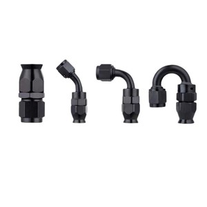 Conector de PTFE AN10 para Enfriador de Aceite Haofa, Accesorio de Tubería de Aluminio de 0, 45, 90 y 180 Grados para Modificación Automotriz - Product Image 1