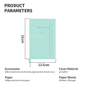 2024 2025 logotipo personalizado A5 B6 PU cuero Tapa dura diario cuaderno contraseña libro para hacer lista - Product Image 3