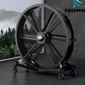 Ventilador Móvil Industrial Keystone de 2m para Almacenes y Gimnasios, 220V, Protección IP55, Flujo de Aire de 1300m³/min, Alcance de 300m, ¡Gran Oferta al Mejor Precio! - Product Image 1