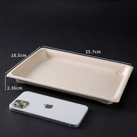 Boîte à sushi jetable imperméable et portable avec couvercle transparent pour la présentation de sashimi frais, boîte à emporter rectangulaire en papier kraft