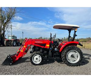 Tracteur <span class=keywords><strong>agricole</strong></span> YTO-MF504 50 CV à faible consommation de carburant avec rotoculteur et remorque pour applications agricoles - Product Image 3