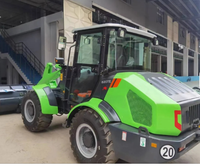 Wheel Loader Listrik New Energy 820TE 2 Ton dengan Bucket Standar 1,2 m³ untuk Dijual CLG820TE, Dilengkapi Blade Pembersih Salju dan Penggerak Manual