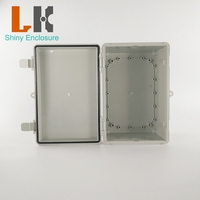 290*190*140mm Pcb elettronico da esterno in plastica impermeabile custodia elettronica in plastica impermeabile scatola di distribuzione Abs