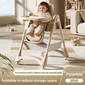 <span class=keywords><strong>Chaise</strong></span> haute multifonctionnelle pour bébé Three Little Fish, <span class=keywords><strong>chaise</strong></span> de repas réglable en hauteur, pliable et inclinable pour nourrissons - Product Image 3