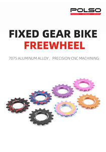 POLSO FC002 Piñón <span class=keywords><strong>de</strong></span> una sola velocidad Track 1/<span class=keywords><strong>8</strong></span> \ "AL 7075 Velodrome Fixed Gear con recubierto AL 7075 Sprocket/Cogs Material <span class=keywords><strong>de</strong></span> aleación - Product Image 3