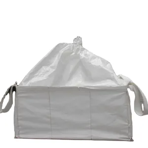 UV tedavi 500kg-1500kg Jumbo çanta süper çuval plastik ambalaj nefes FIBC kum ve çimento için