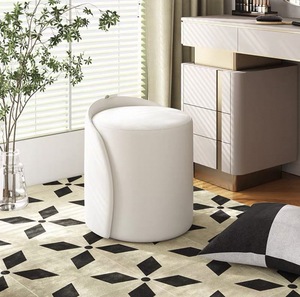 Modern Fabric <b>Bean</b> <b>Bag</b> Stool With Soft Foam Filling For Living Room Home Furniture Minimalist Design Carpet Surface - Product Image 3