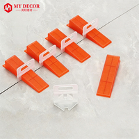 Système de nivellement de carreaux en céramique pour sols en porcelaine, clips de nivellement en PP, positionnement rapide des carreaux, espaceurs pour carreaux