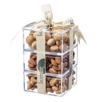 Premium-Verpackung Schokoladentrüffel und Süße Nüsse Geschenkturm Transparente Acryl-Nussbox