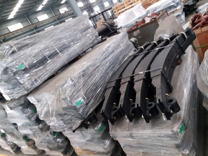 Remorque camion Bogie ressort Suspension <span class=keywords><strong>essieu</strong></span> Super 25T 30T 35T utilisation 17 pièces 19 pièces lames ressort pour L1 HJ Hos Type Bogie - Product Image 3