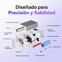InkSonic VF13 Machine UV DTF avec Plastifieuse Nettoyage Automatique Impression d'Autocollants Distributeur