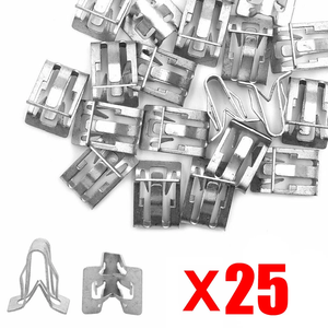 คลิปยึดโลหะ 25 ชิ้น สำหรับตกแต่งภายในรถยนต์ ขนาด 1/2" <span class=keywords><strong>x</strong></span> 5/8" สำหรับยึดแผงตกแต่ง - Product Image 5
