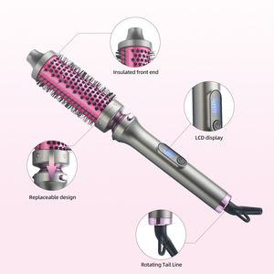 Ensemble de fer à friser en céramique 6-en-1 avec têtes interchangeables, design multifonctionnel pour boucler les <span class=keywords><strong>cheveux</strong></span>, fer à friser et lisseur électrique multifonctionnel - Product Image 4