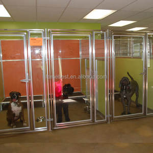 กรงสุนัขในร่มแบบแข็งแรงทนทาน ทำจากสแตนเลส 304 คุณภาพสูง พร้อมฝาปิดแบบกระดุม บรรจุในกล่อง - ราคา - Product Image 4