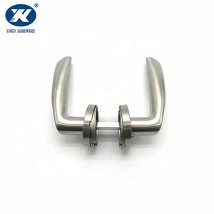 인테리어 도어 웨이브 디자인 솔리드 레버 핸들 현대 도어 및 창 핸들 스테인레스 스틸 도어 핸들 - Product Image 5